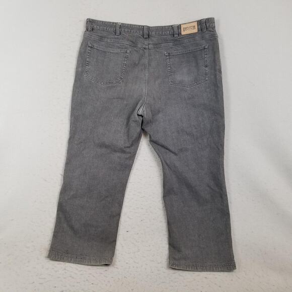 Duluth Trading Flex Ballroom Jeans Mens 46x30 Gray Stretch Denim Work Pants - Picture 5 of 11